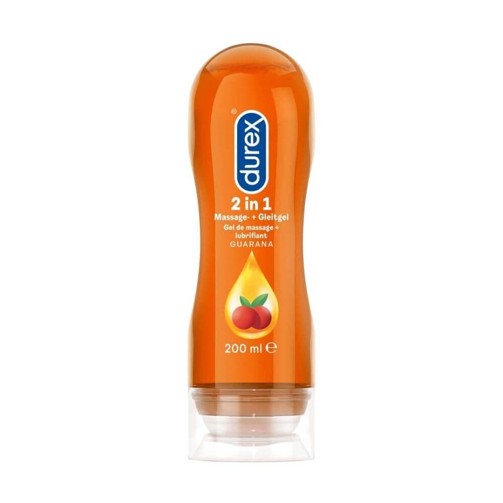 Durex Play Massage Og Glidecreme Guarana Gel - 200 ml. - Winkwink.dk