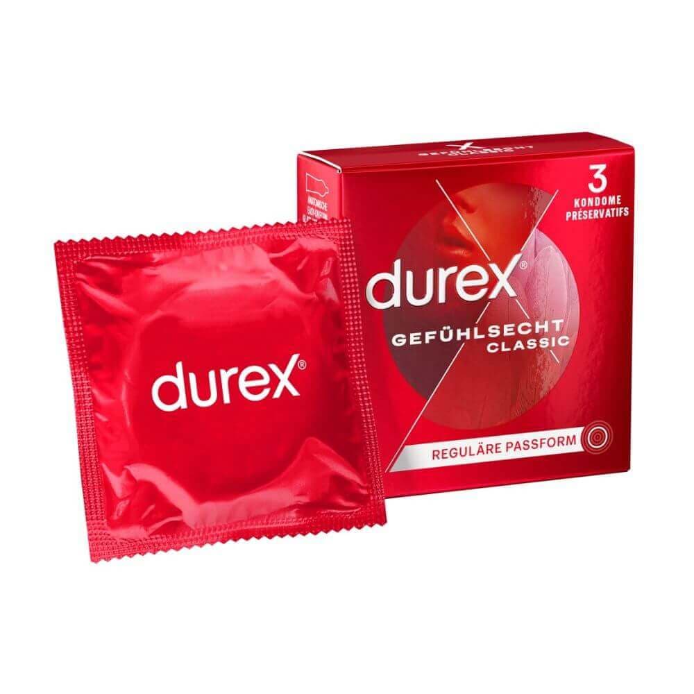 Durex Sensitive Kondomer -3 st. - Winkwink.dk