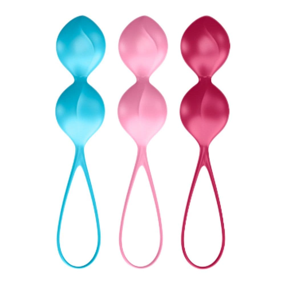 Satisfyer V Balls - Dobbelt Bækkenbundskugler 3 stk