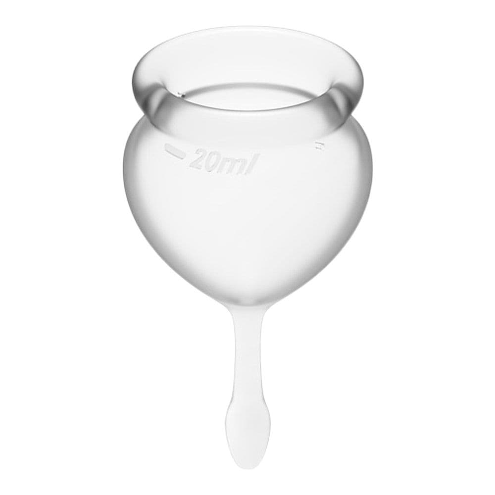 Satisfyer Feel Good Menstruationskop  -  2 stk. - Winkwink.dk