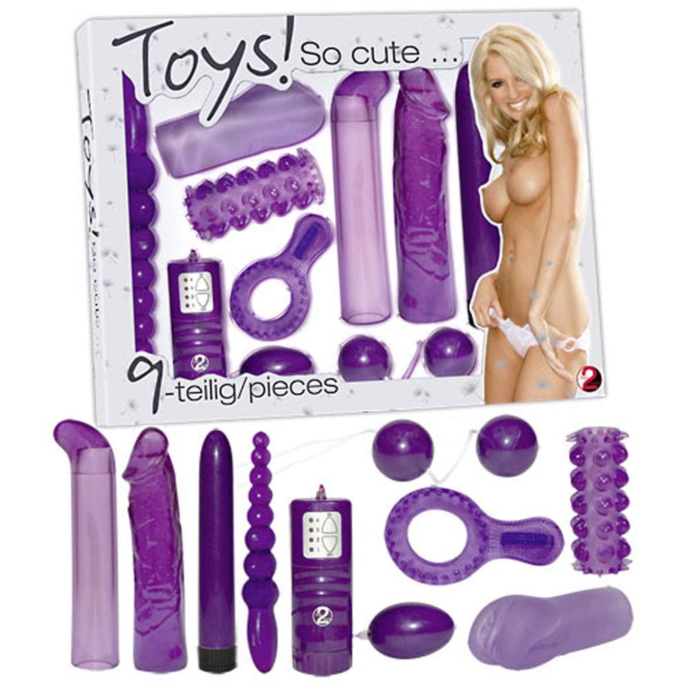Toys So Cute Sexlegetøjssættet - 9 dele - Winkwink.dk