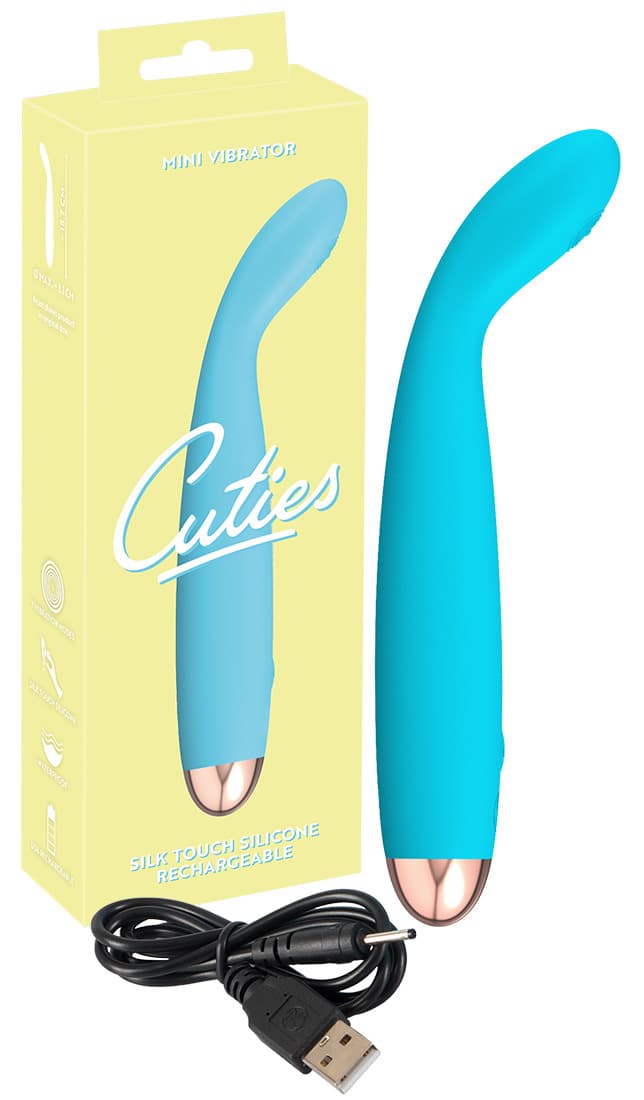 CUTIES MINI VIBRATOR BLÅ - Nautii.dk