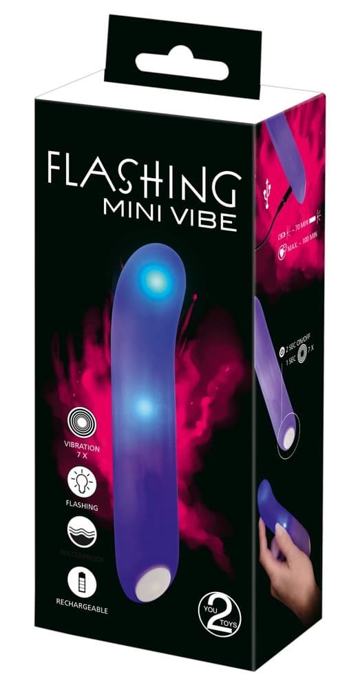 YOU2TOYS FLASHING MINI VIBE - Nautii.dk