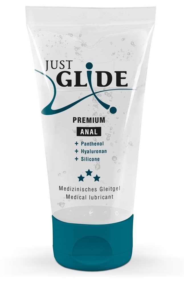JUST GLIDE LUBRICANT PREMIUM ANAL 50ML - Nautii.dk