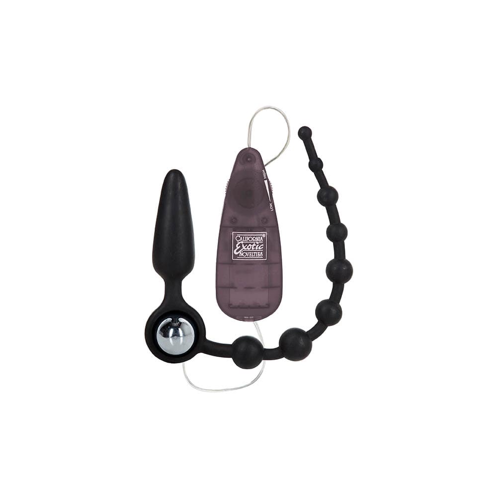 CalExotics Booty Call Double Dare Analkæde med Vibrator