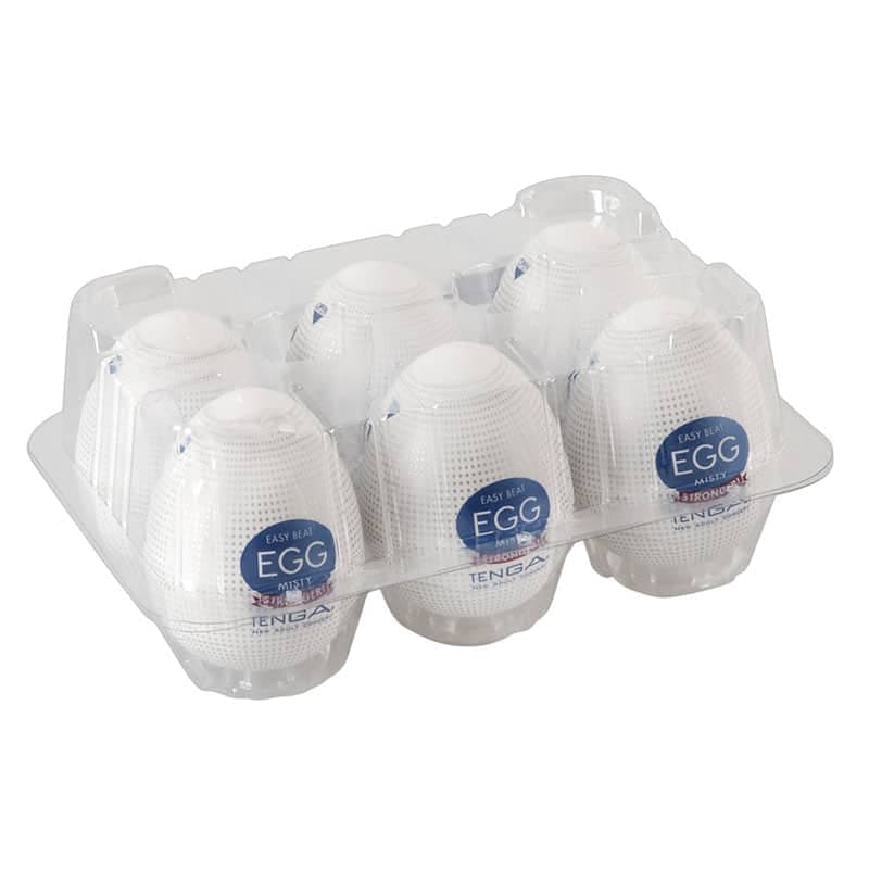 TENGA Egg Misty 6 Pack Onani Håndjob til Mænd