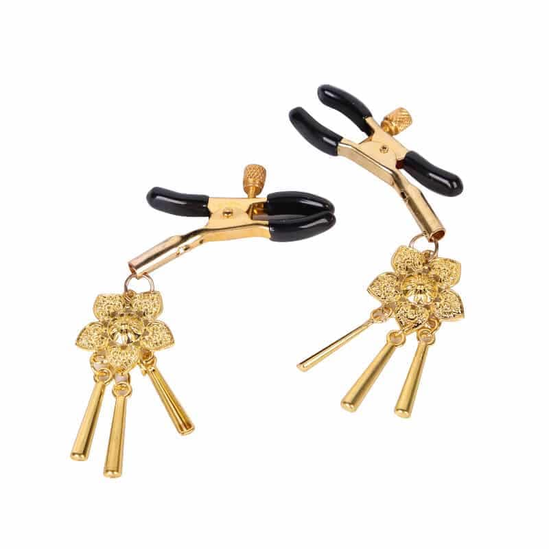 Bound Brystklemmer med Lotus Dekoration