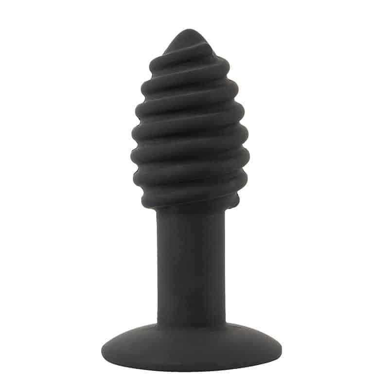 Black Velvets Twist Butt Plug med Vibrator Sort - Private Play