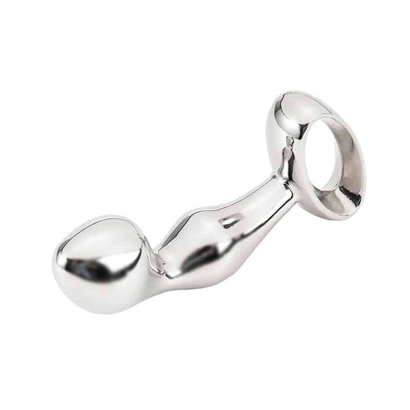 Bound Metal Groove Anal Plug