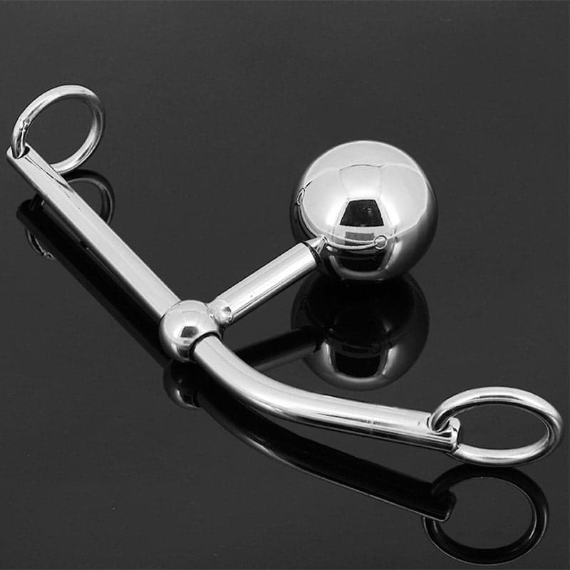 Bound Metal Anal Plug med Krog