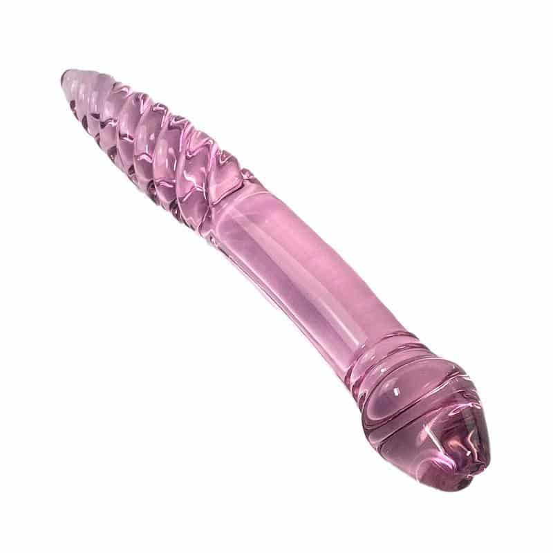 Celestials Pink Glas Dobbelt Dildo