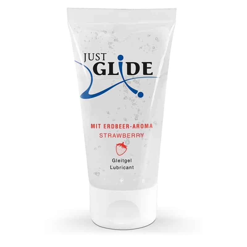 Just Glide Glidecreme med jordbærsmag 50 ml