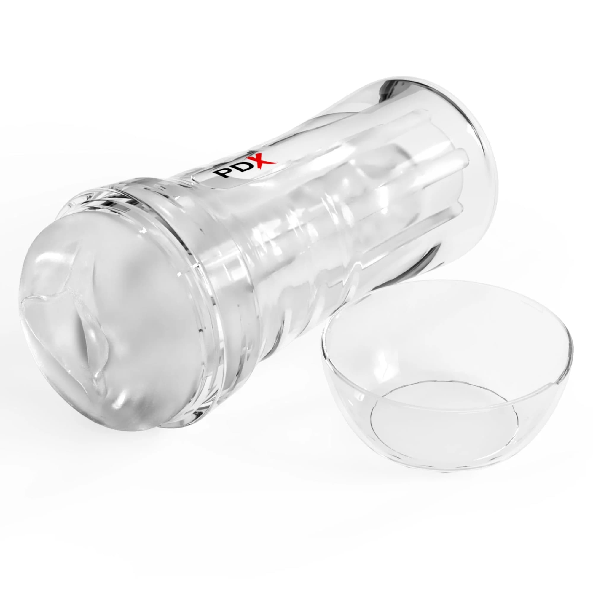 PDX Extreme - Super Luscious Lips Self-Lubricating Stroker - Clear