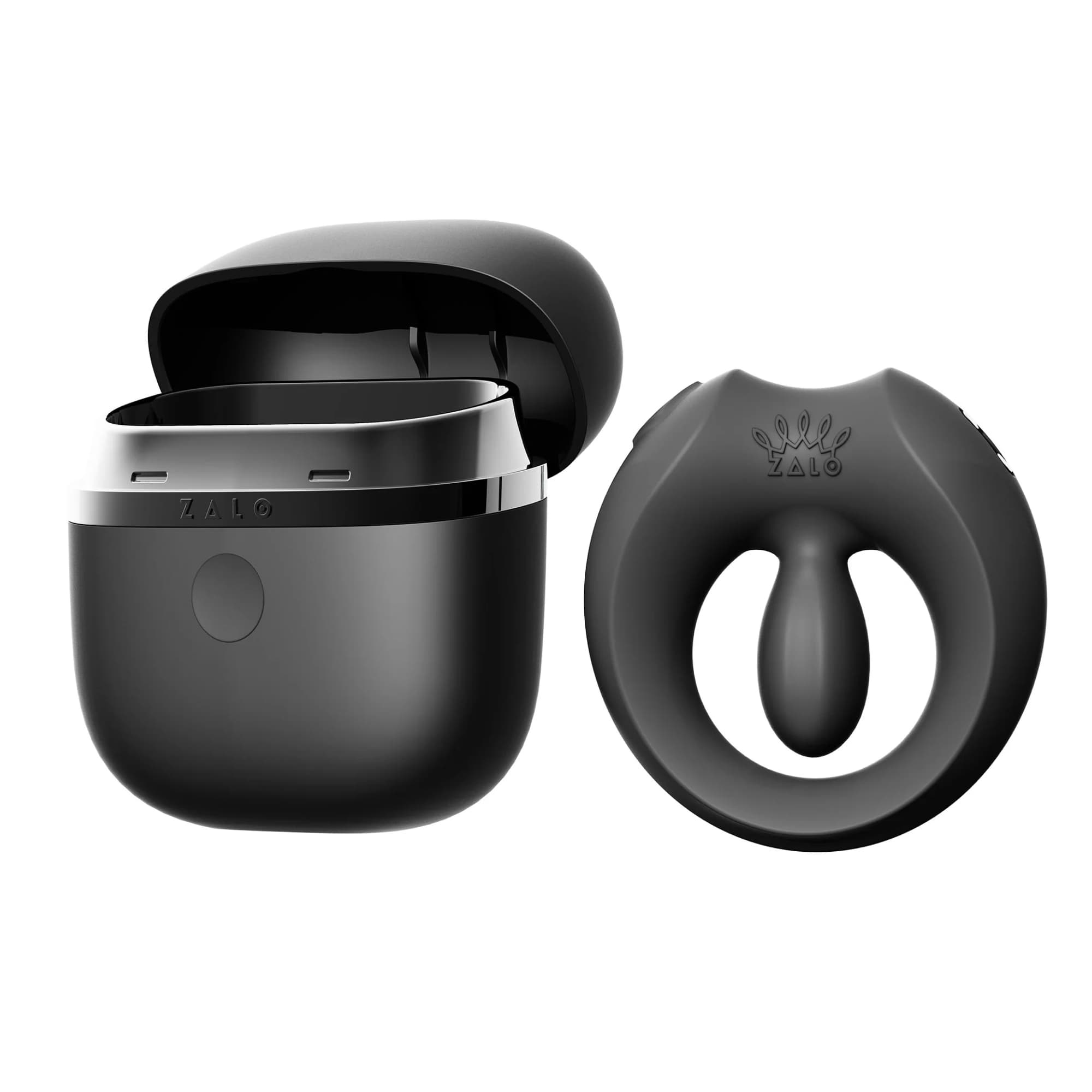 Zalo - Apis Vibrating Couples Ring - Black