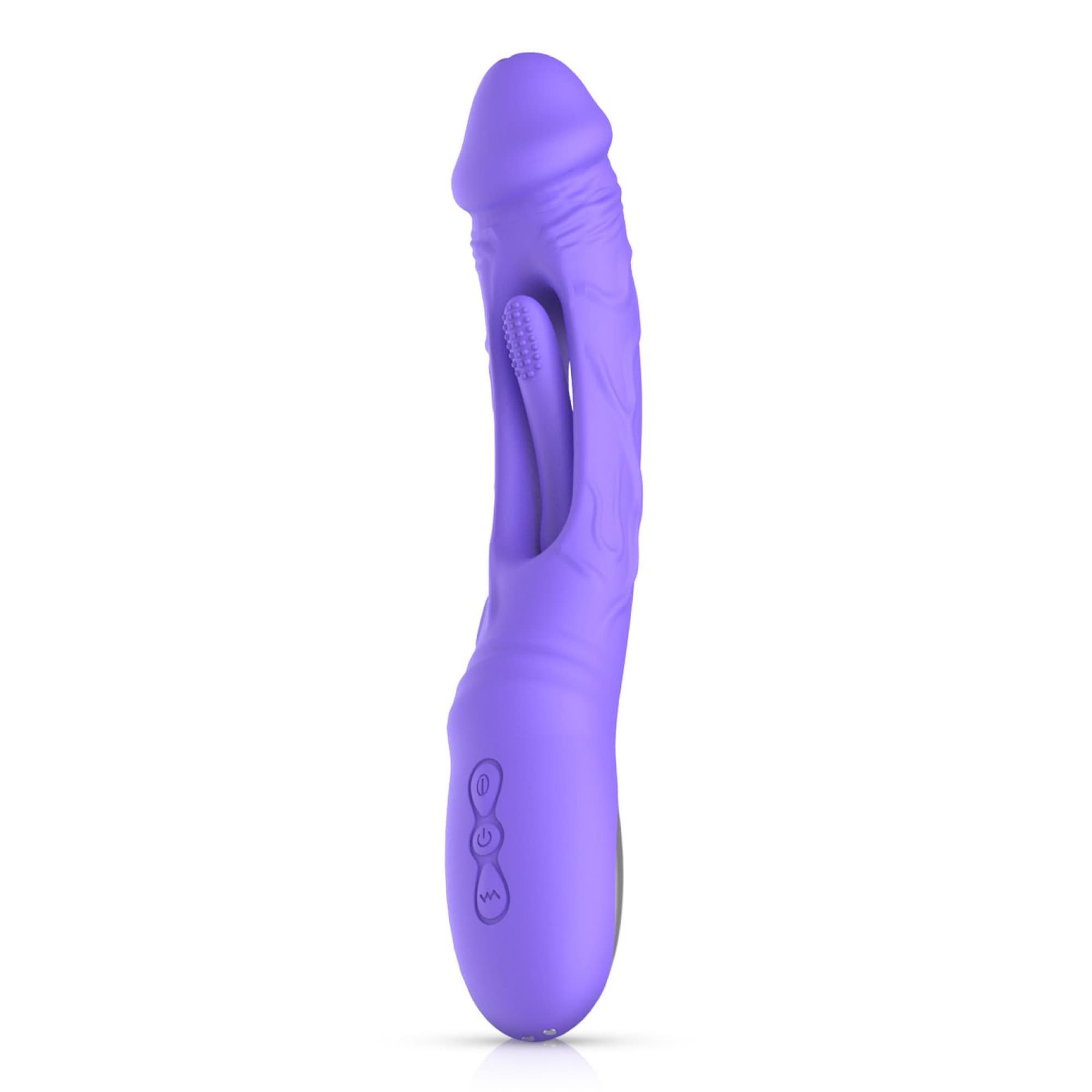 Good Vibes Only - Flax Vibrating Dildo with G-Spot Stimulator