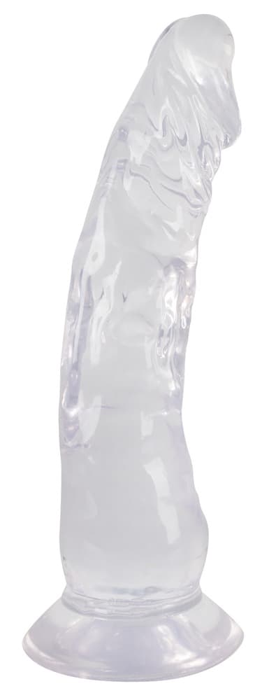 Naturdildo "Crystal Dildo" med sugeskive