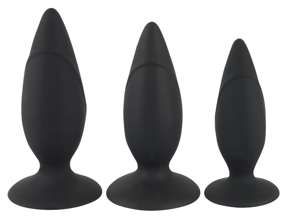 3-delt analplug-sæt