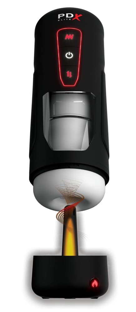 Masturbator "Milk Me Hotter" med varme-, vibrations- og stødmassage - ORION Erotik Shop