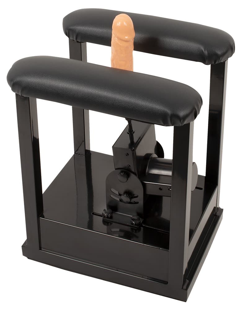 Sexmaskine "Sit-On-Climaxer" komplet med naturlig dildo og komfort sæderamme - ORION Erotik Shop
