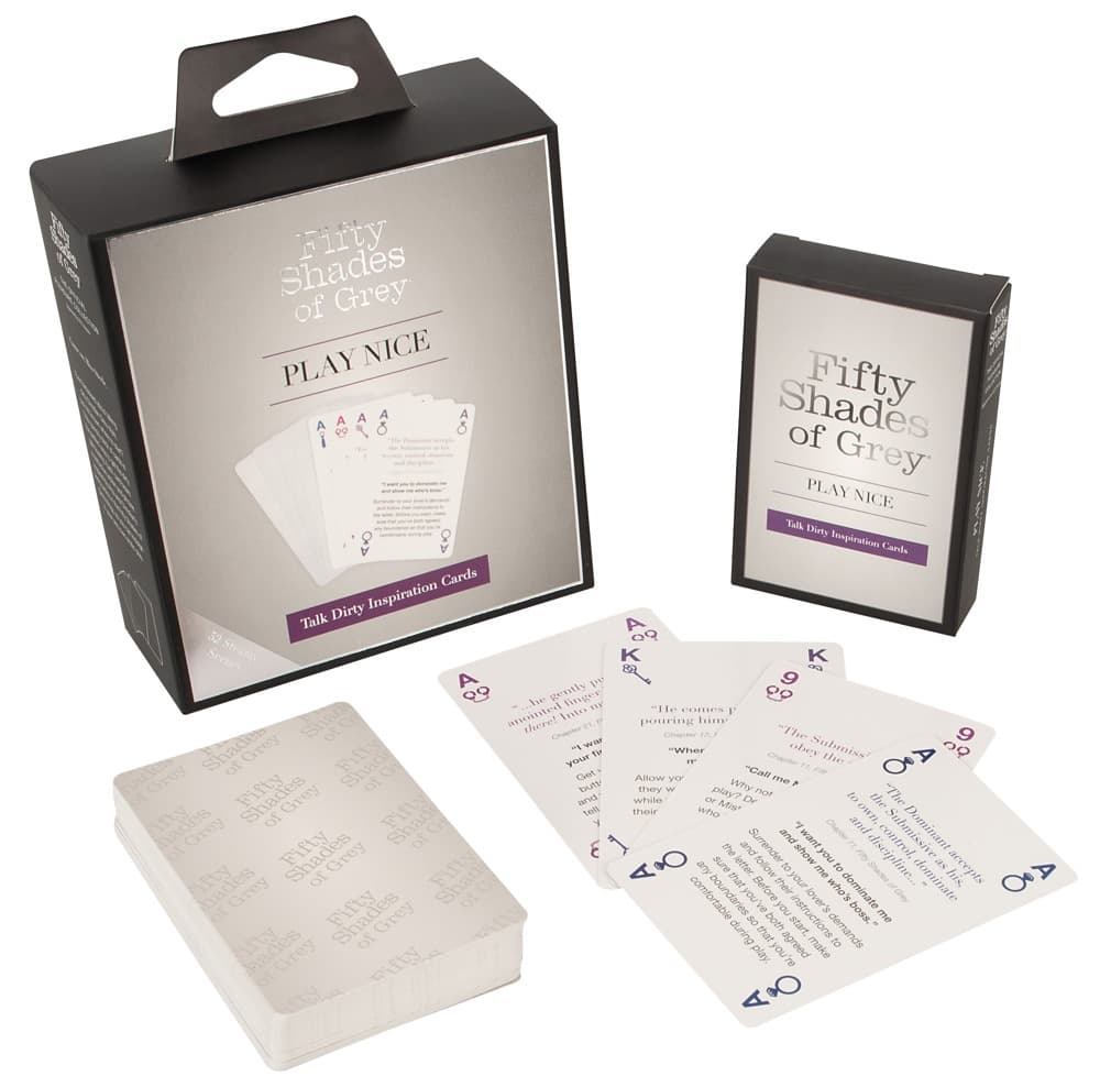 Kortspil Play Nice Talk Dirty Inspiration Cards - ORION Erotik Shop