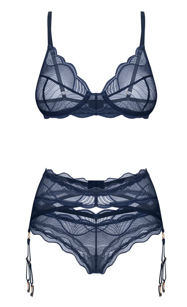 3-delt sæt "Nightly Blue"