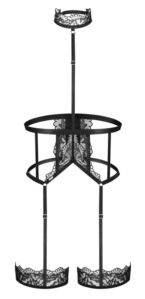 Harness "Hersis" med hals- og strømpebånd - ORION Erotik Shop