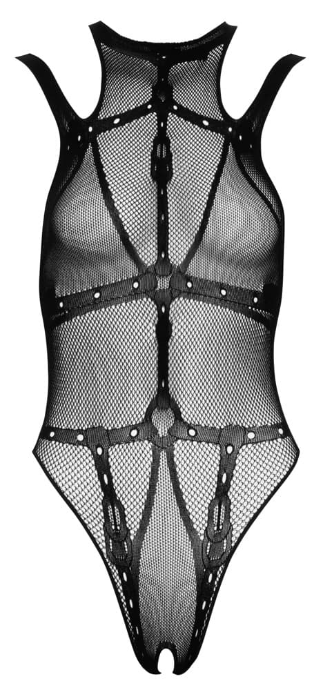 Ouvert body in bondage ribbon look, sømløst lavet - ORION Erotik Shop