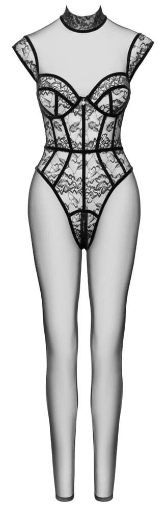 Jumpsuit med integreret korset-body - ORION Erotik Shop
