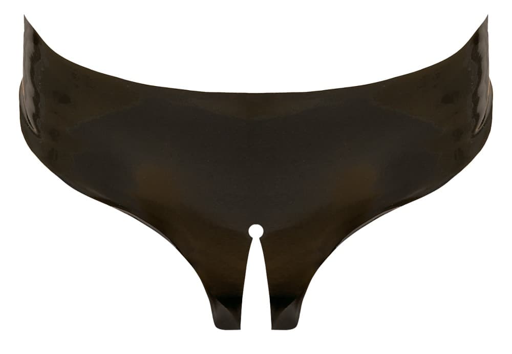G-streng i latex, ouvert