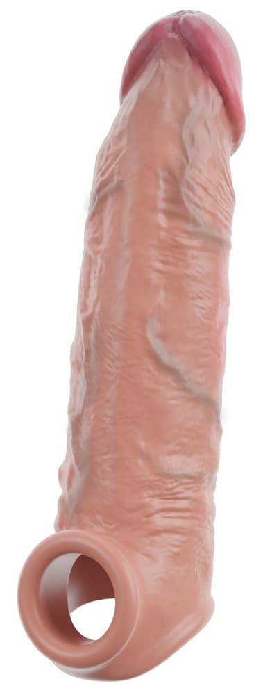Penishylster "RealSleeve Extension" med testikelring