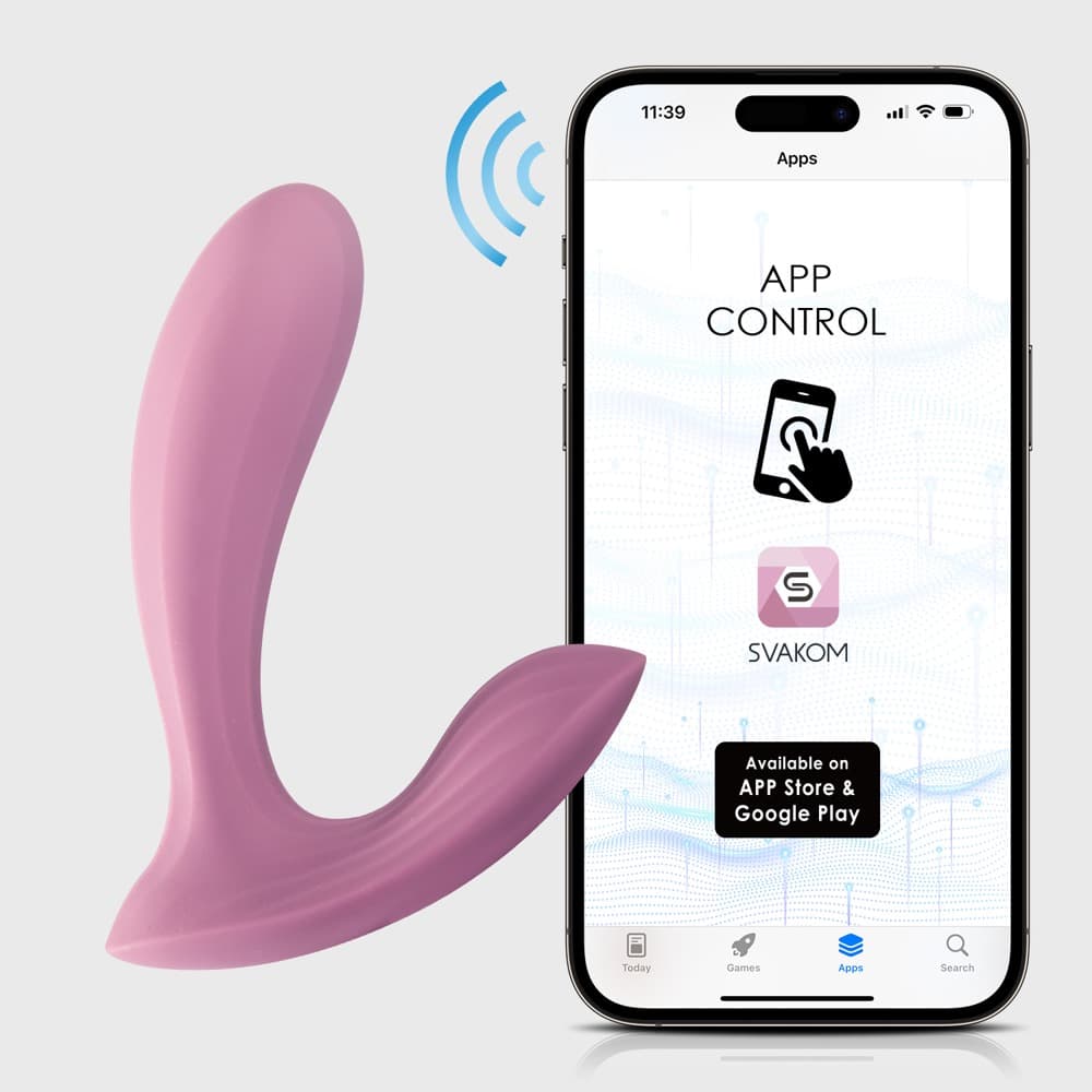 Trussevibrator "Erica", 11 vibrationstilstande via app eller på legetøjet - ORION Erotik Shop