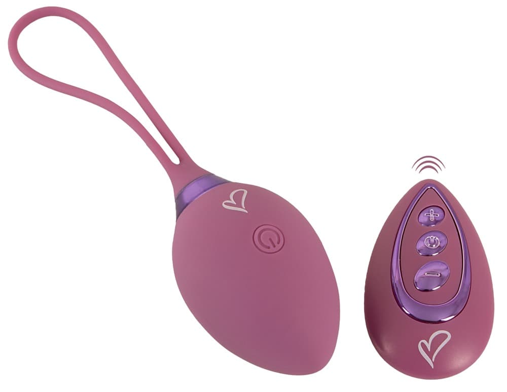 Vibro-æg "ROVANA" med fjernbetjening