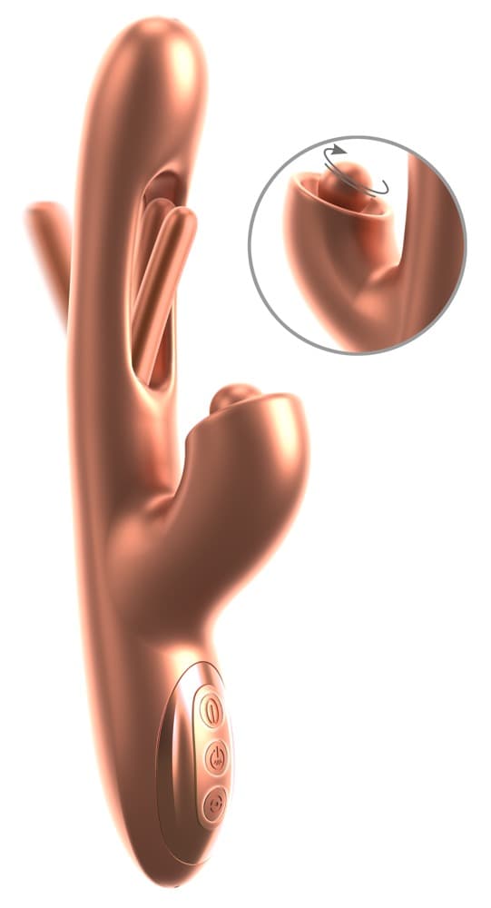 Rabbit Vibrator "be in Motion" med Flicking Tongue - ORION Erotik Shop