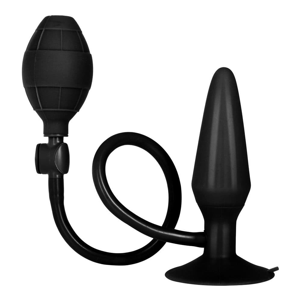 California Exotic Novelties Booty Call - Oppustelig Buttplug - Sort - Sexshop.dk