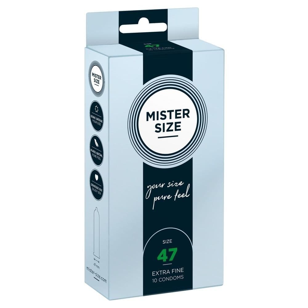 Mister Size 47 mm - Kondomer-10 stk. - Sexshop.dk