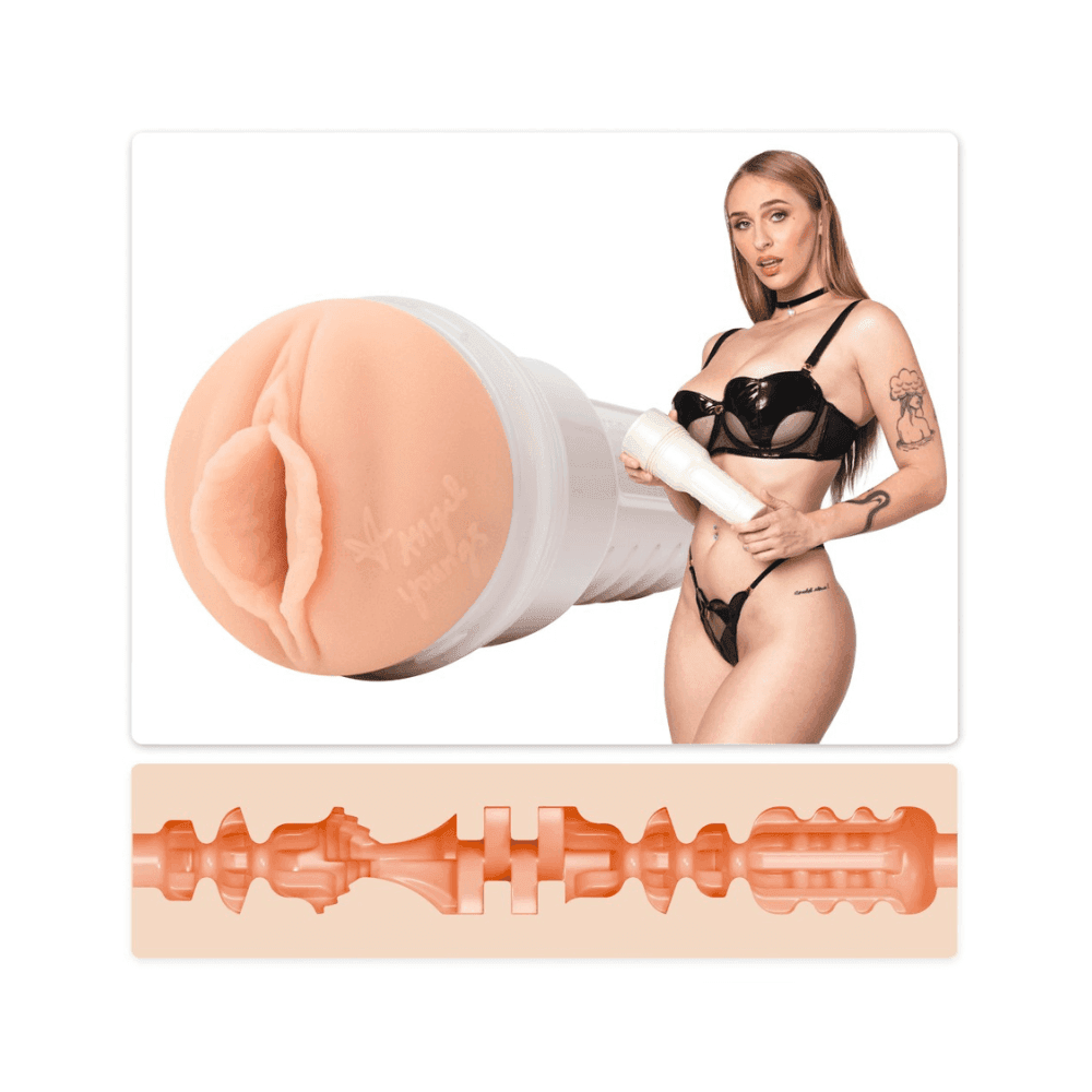 Fleshlight Girls Angel Youngs - Realistisk Vagina Masturbator - Sexshop.dk
