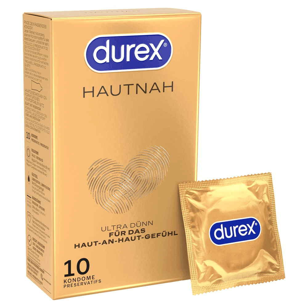 Durex Hautnah Kondomer - Ultra Tynde & Transparent 10 Stk.