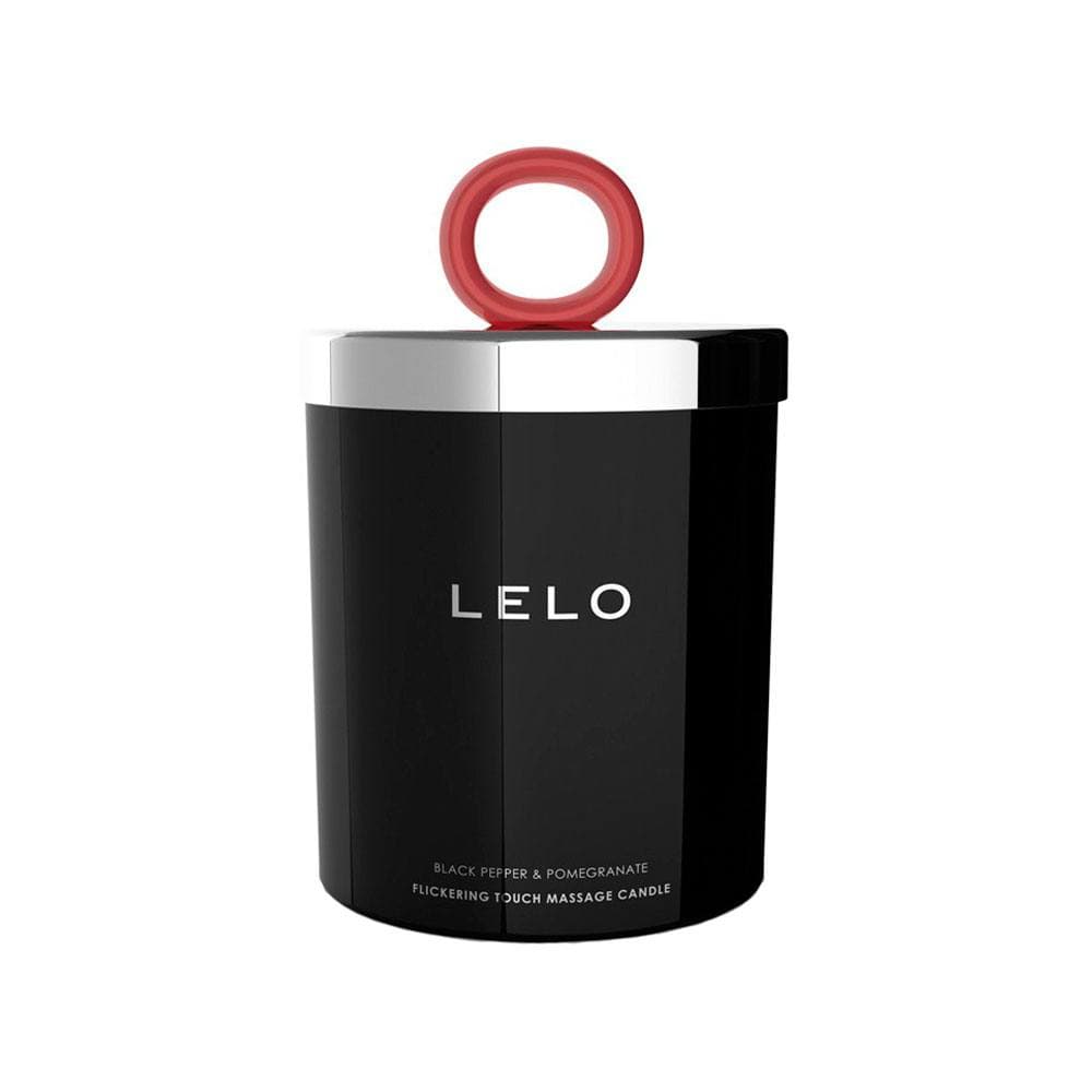 LELO Flickering Touch Massage Candle - Varmende Massage Lys - Rød - Sexshop.dk