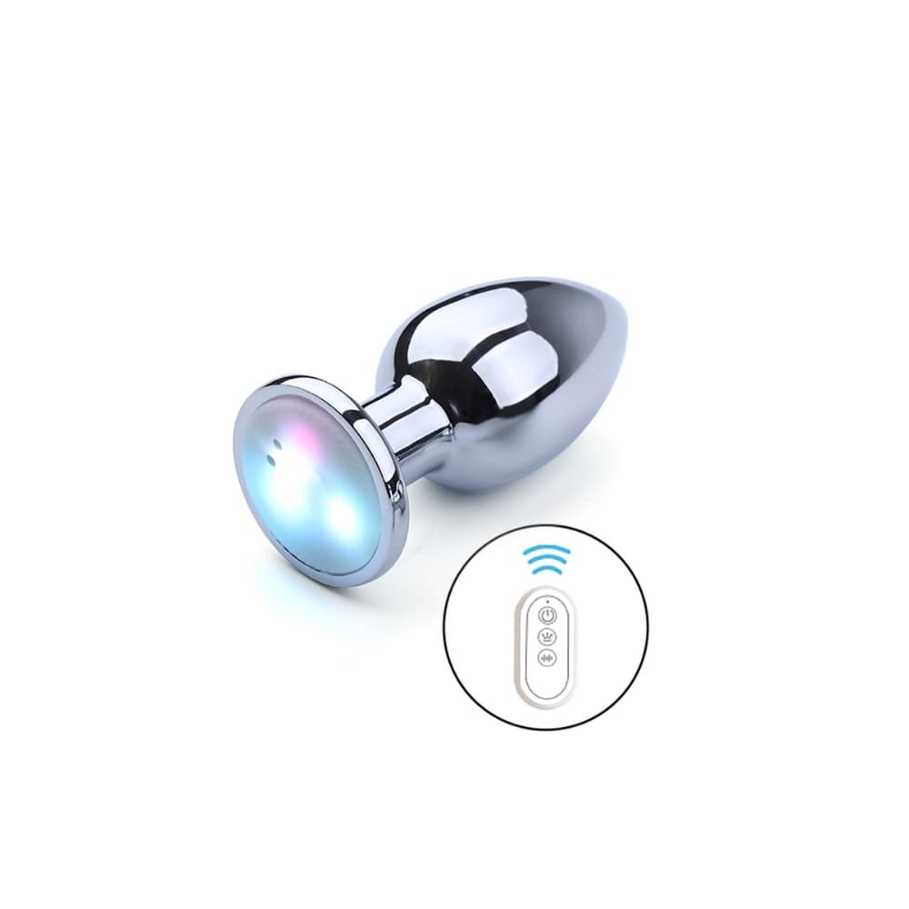 Buttplug med LED-lys-Medium