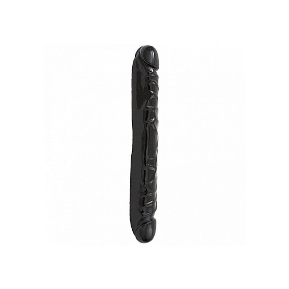 Doc Johnson Double Header Dubbeldildo - Svart