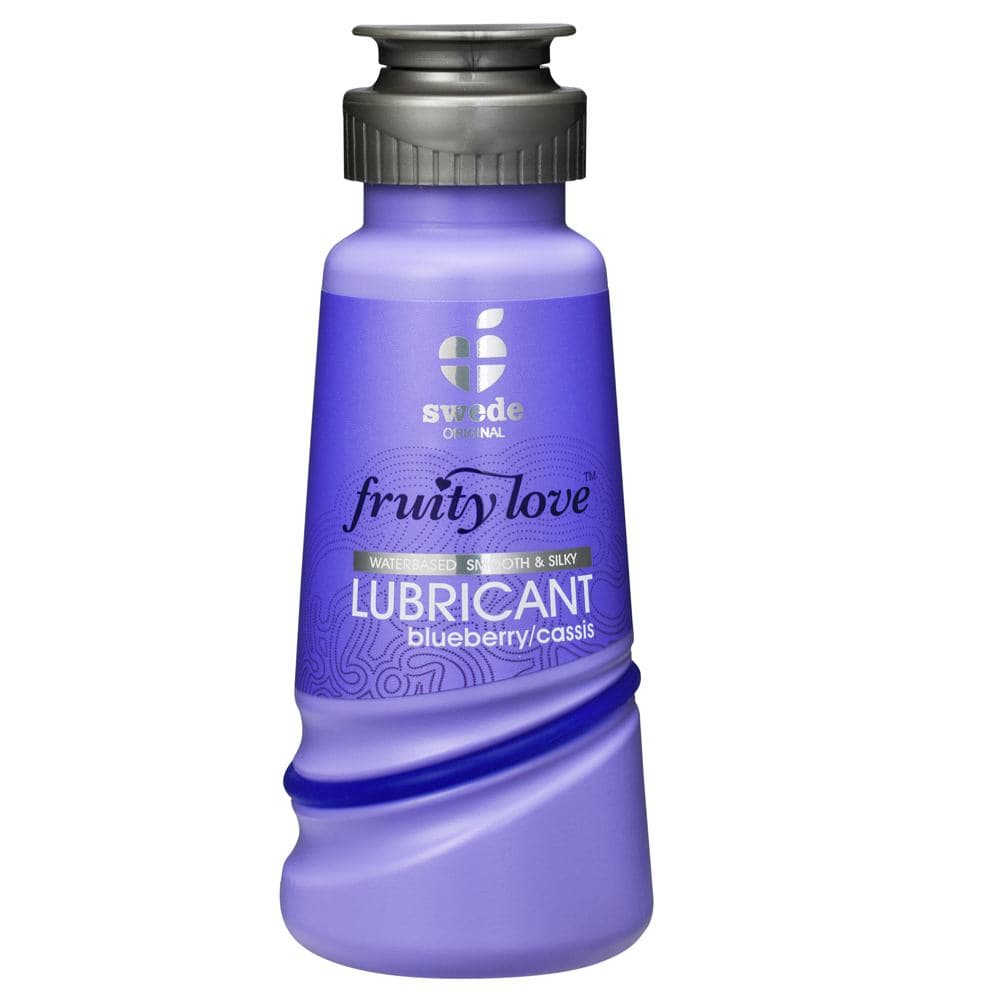 Swede Fruity Love - Vandbaseret Glidecreme - Blåbær/Solbærlikør